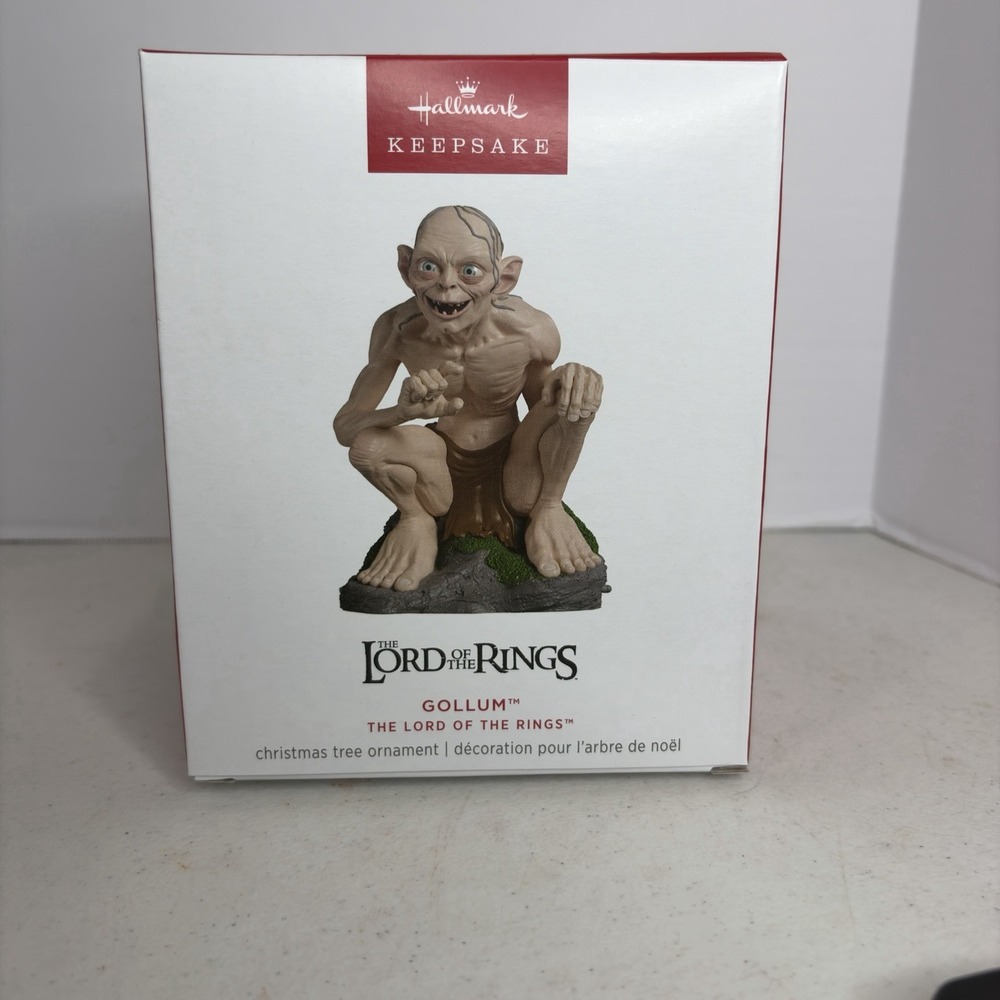 2025 Hallmark Keepsake Gollum Lord of the Rings Sound & Motion Ornament NIB